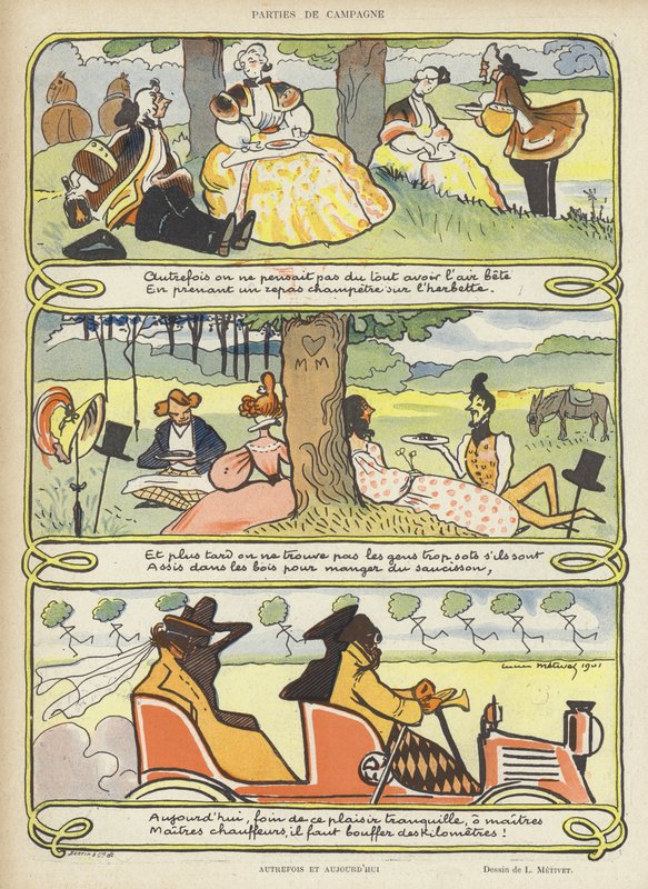 Ilustracja do Le Rire autorstwa Lucien Metivet