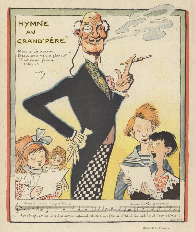 Ilustracja do Le Rire autorstwa Lucien Metivet