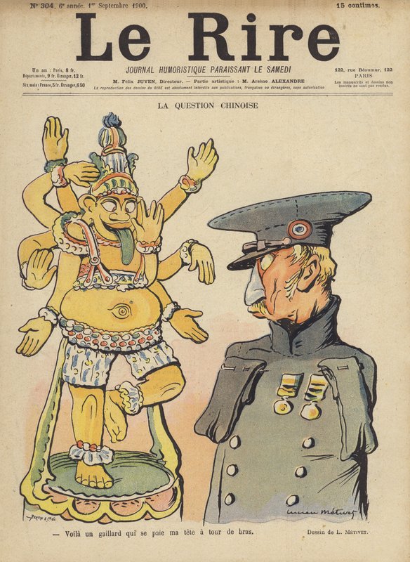 Ilustracja do Le Rire autorstwa Lucien Metivet