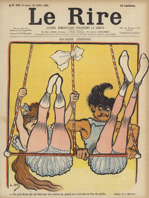 Ilustracja do Le Rire autorstwa Lucien Metivet
