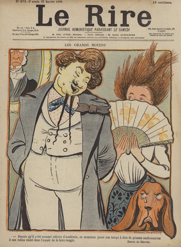 Ilustracja do Le Rire autorstwa Lucien Metivet