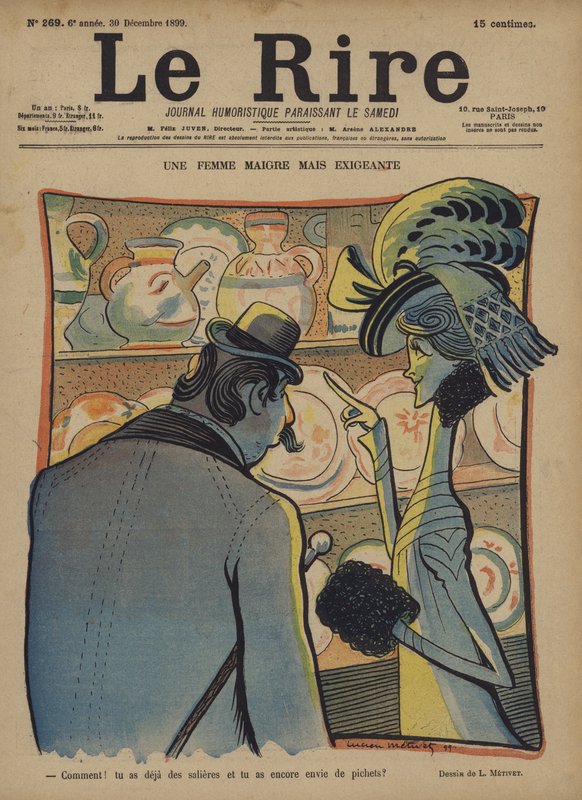 Ilustracja do Le Rire autorstwa Lucien Metivet