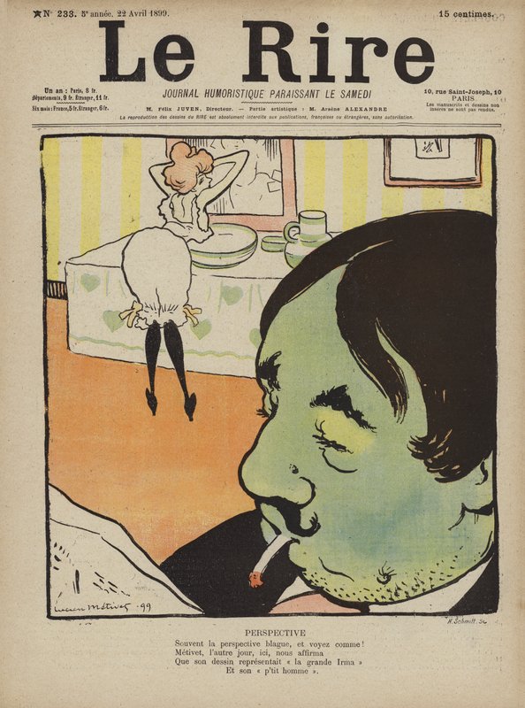 Ilustracja do Le Rire autorstwa Lucien Metivet