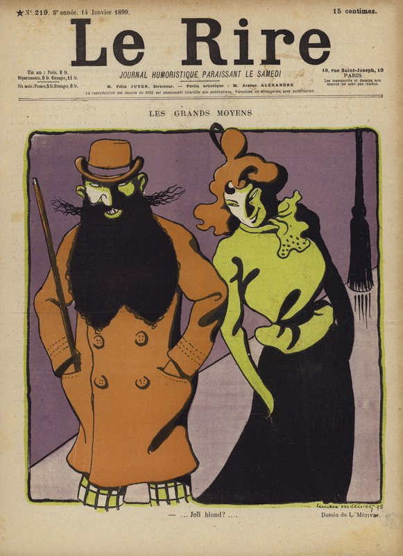 Ilustracja do Le Rire autorstwa Lucien Metivet