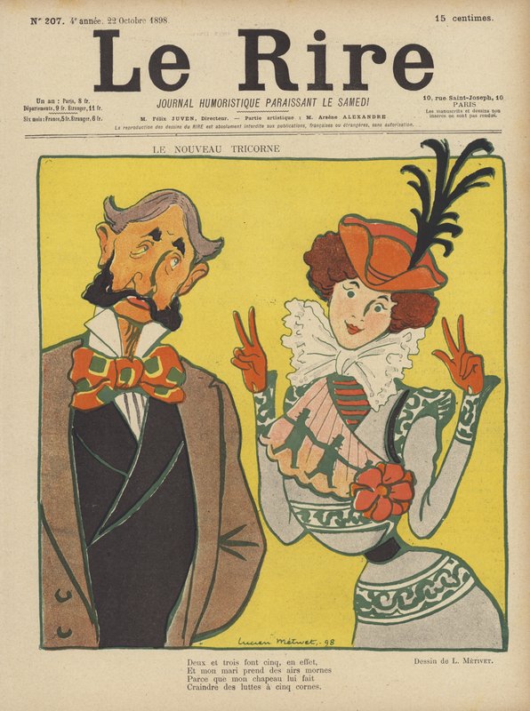Ilustracja do Le Rire autorstwa Lucien Metivet