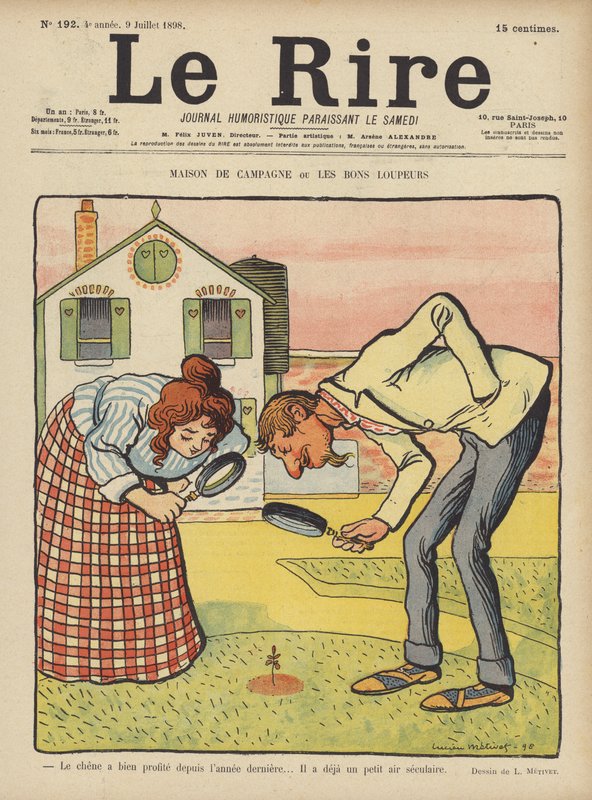 Ilustracja do Le Rire autorstwa Lucien Metivet