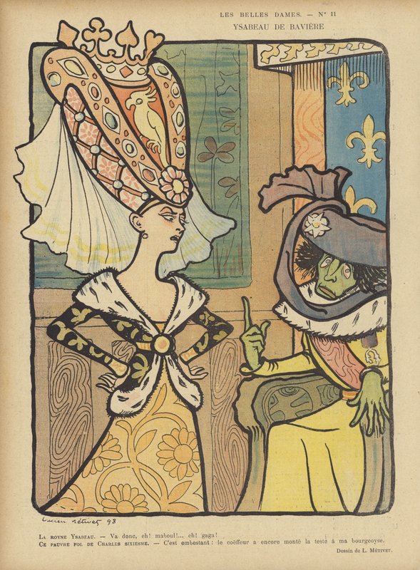 Ilustracja do Le Rire autorstwa Lucien Metivet
