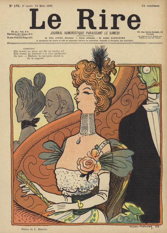 Ilustracja do Le Rire autorstwa Lucien Metivet