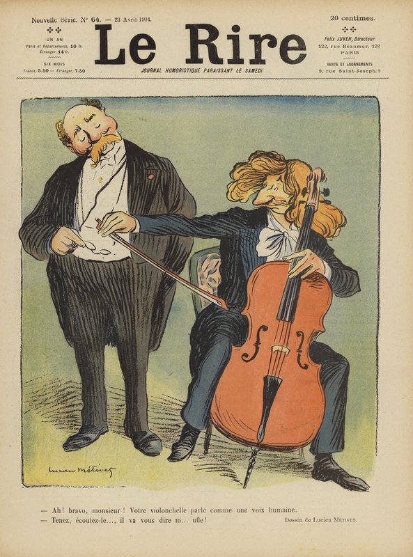Ilustracja do Le Rire autorstwa Lucien Metivet
