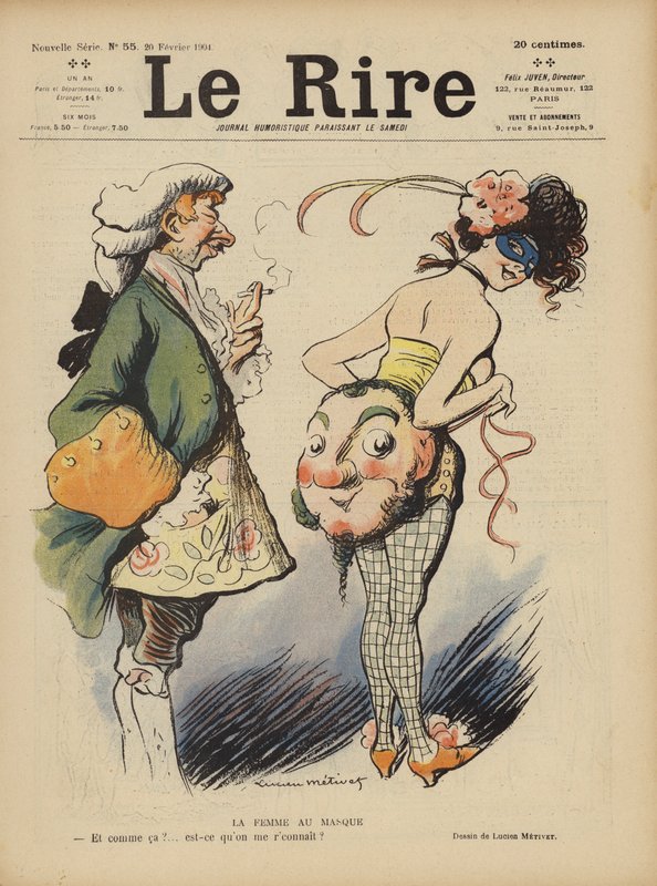 Ilustracja do Le Rire autorstwa Lucien Metivet