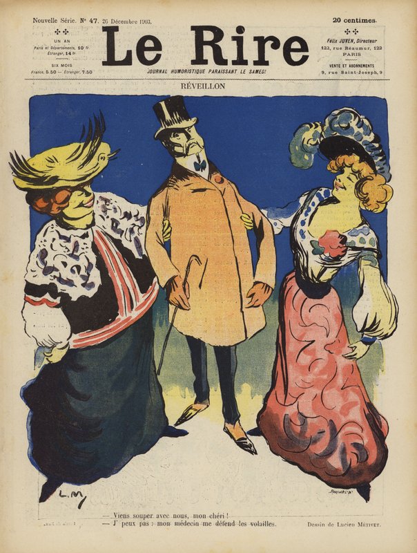 Ilustracja do Le Rire autorstwa Lucien Metivet