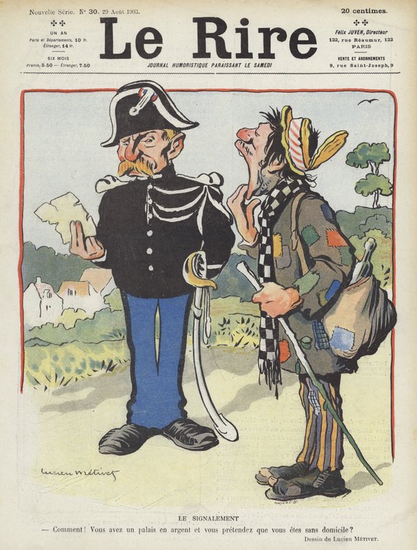 Ilustracja do Le Rire autorstwa Lucien Metivet