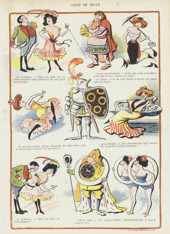 Ilustracja do Le Rire autorstwa Lucien Metivet