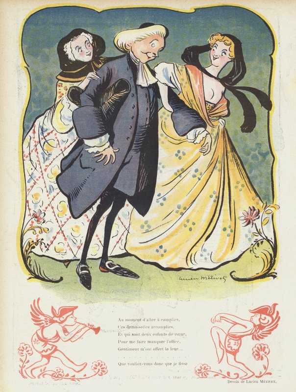 Ilustracja do Le Rire autorstwa Lucien Metivet
