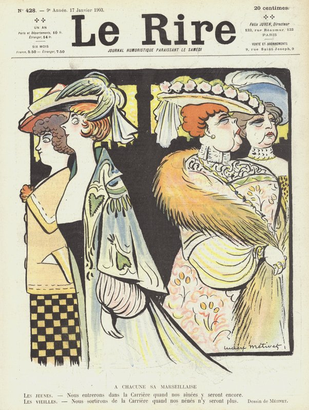 Ilustracja do Le Rire autorstwa Lucien Metivet