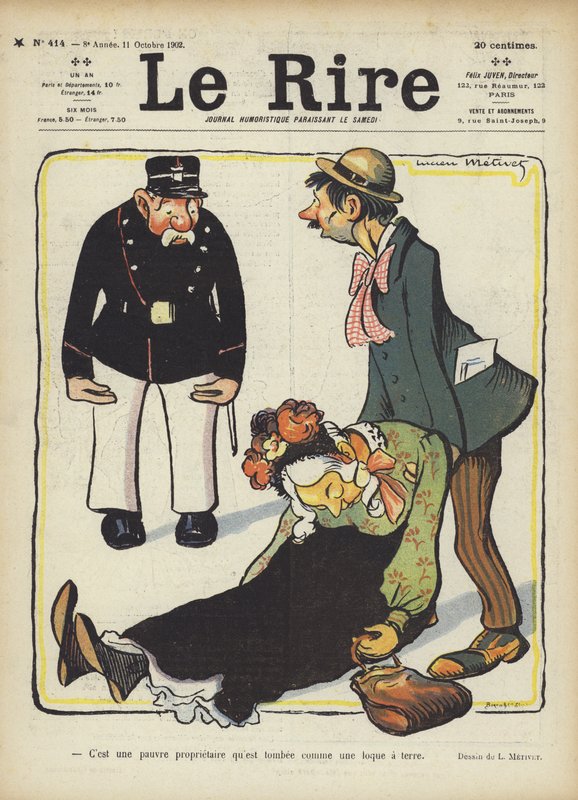 Ilustracja do Le Rire autorstwa Lucien Metivet