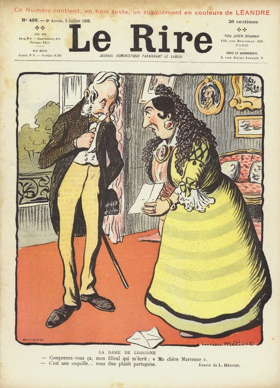 Ilustracja do Le Rire autorstwa Lucien Metivet