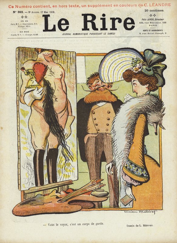 Ilustracja do Le Rire autorstwa Lucien Metivet