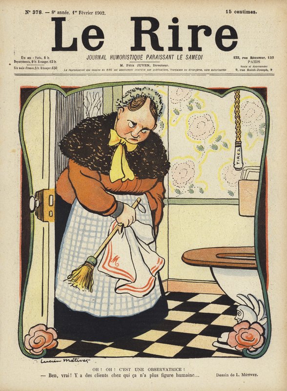 Ilustracja do Le Rire autorstwa Lucien Metivet