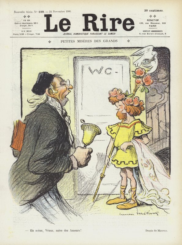 Ilustracja do Le Rire autorstwa Lucien Metivet
