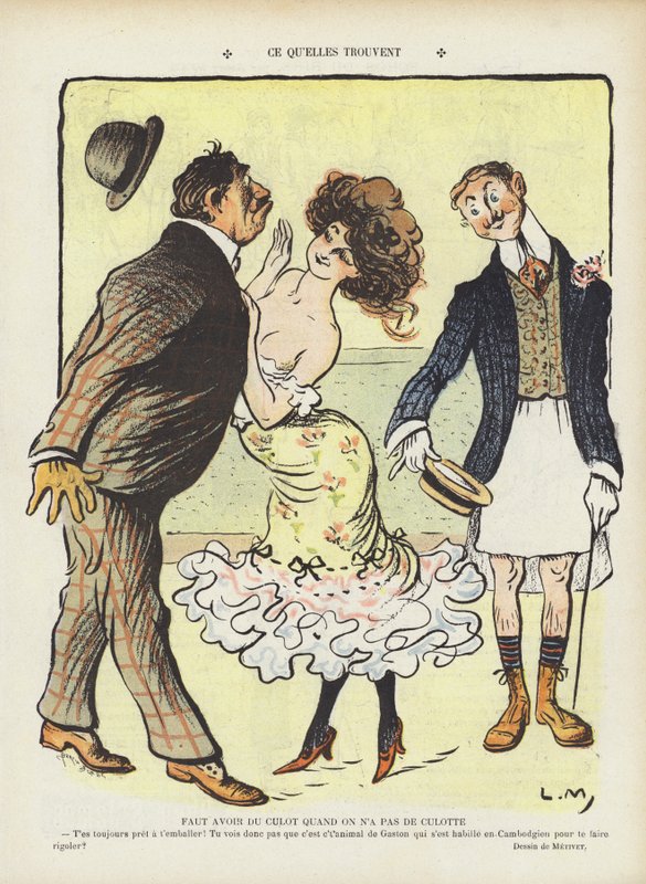 Ilustracja do Le Rire autorstwa Lucien Metivet