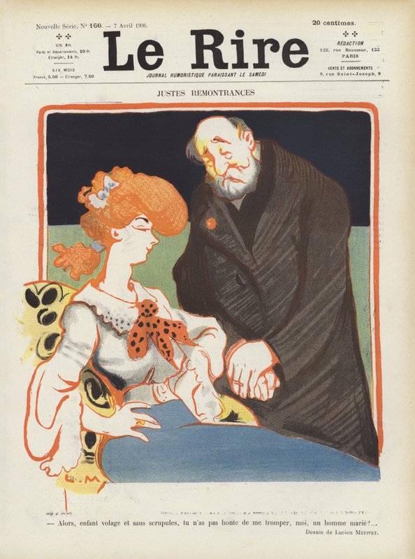 Ilustracja do Le Rire autorstwa Lucien Metivet
