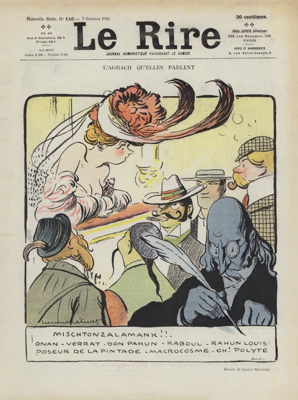 Ilustracja do Le Rire autorstwa Lucien Metivet