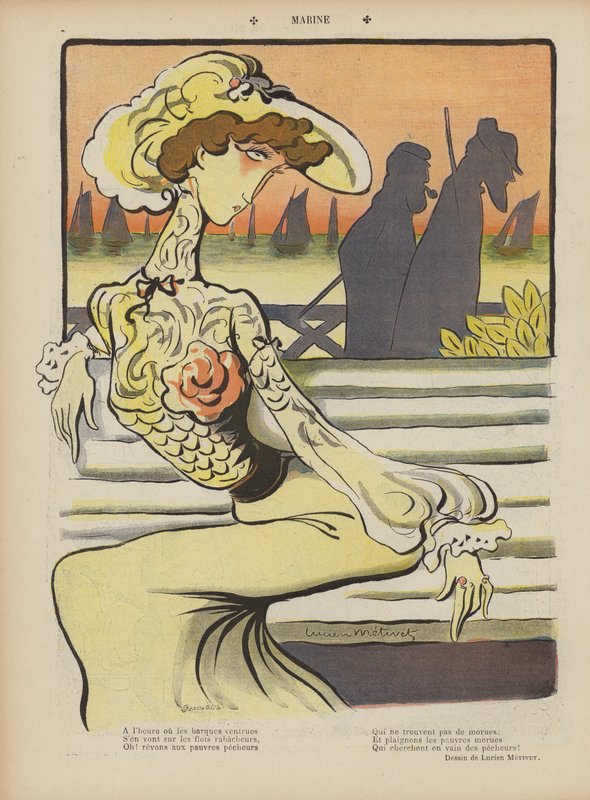 Ilustracja do Le Rire autorstwa Lucien Metivet