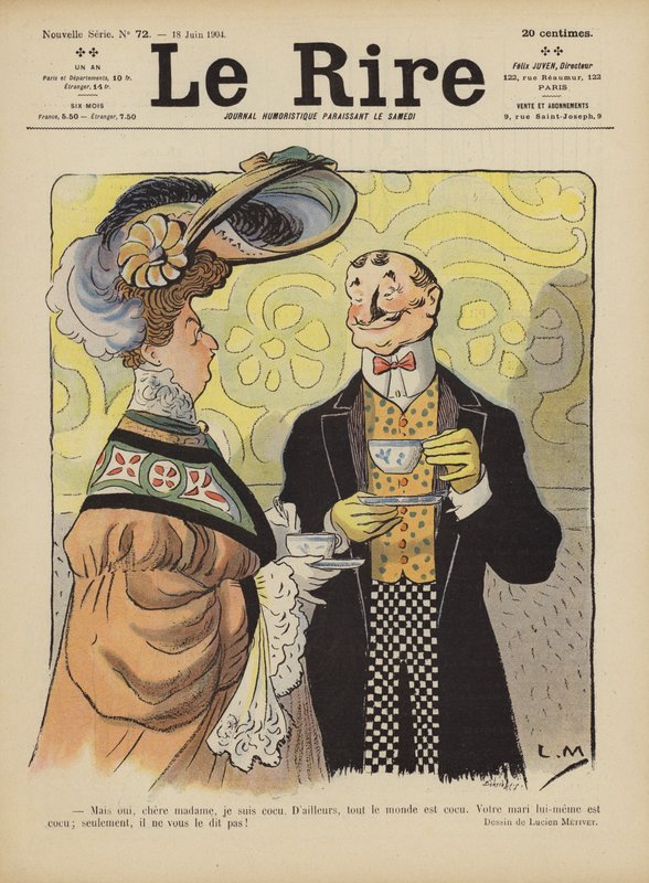 Ilustracja do Le Rire autorstwa Lucien Metivet