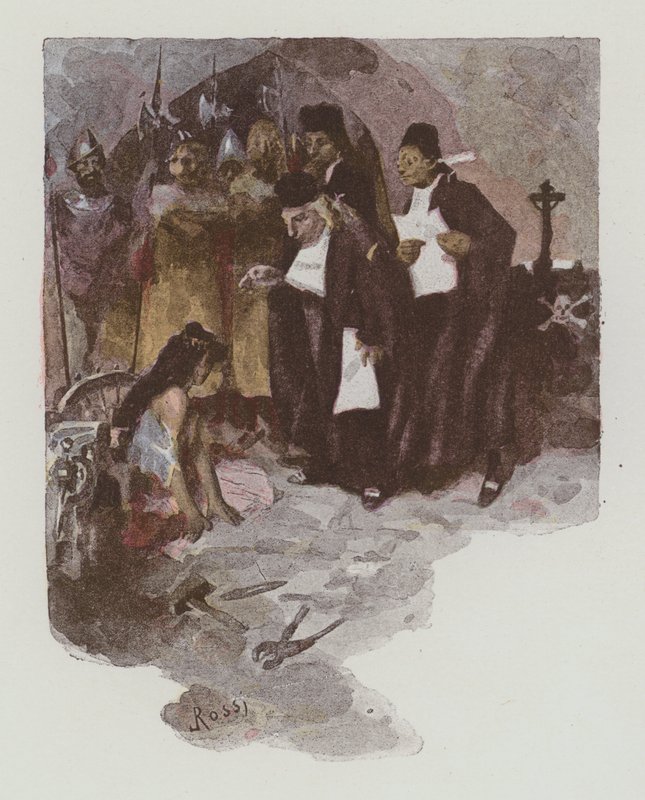 Ilustracja do Notre-Dame De Paris autorstwa Victora Hugo autorstwa Lucius Rossi