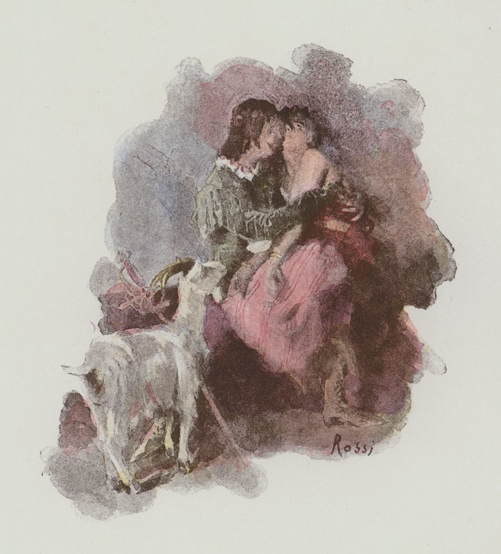 Ilustracja do Notre-Dame De Paris autorstwa Victora Hugo autorstwa Lucius Rossi