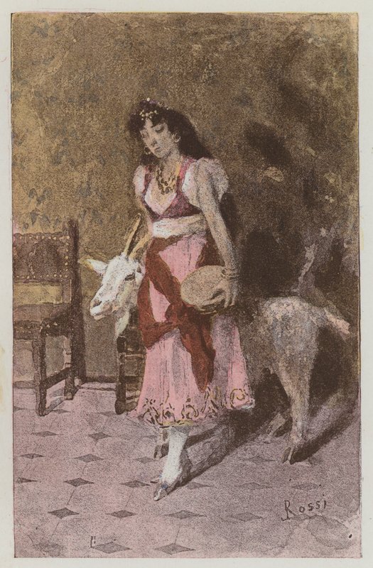 Ilustracja do Notre-Dame De Paris autorstwa Victora Hugo autorstwa Lucius Rossi