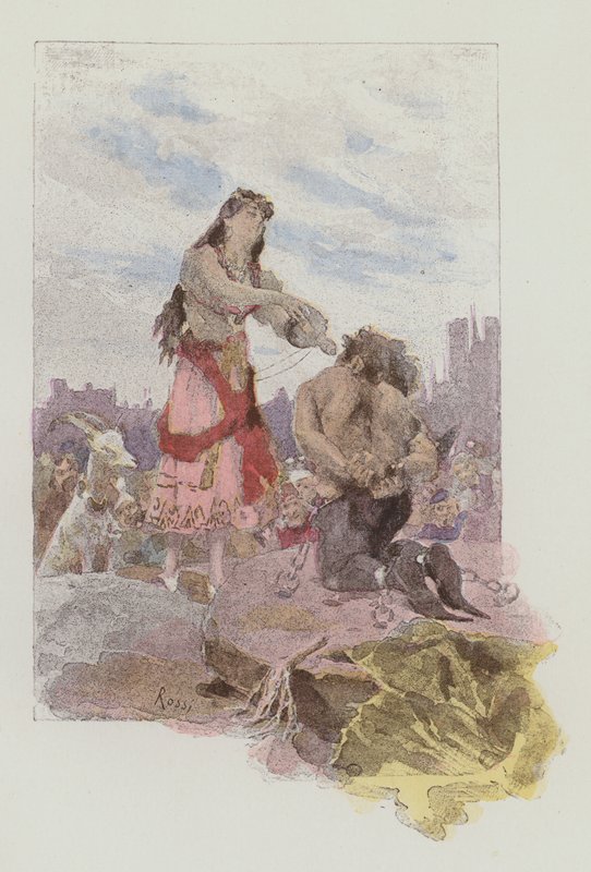 Ilustracja do Notre-Dame De Paris autorstwa Victora Hugo autorstwa Lucius Rossi