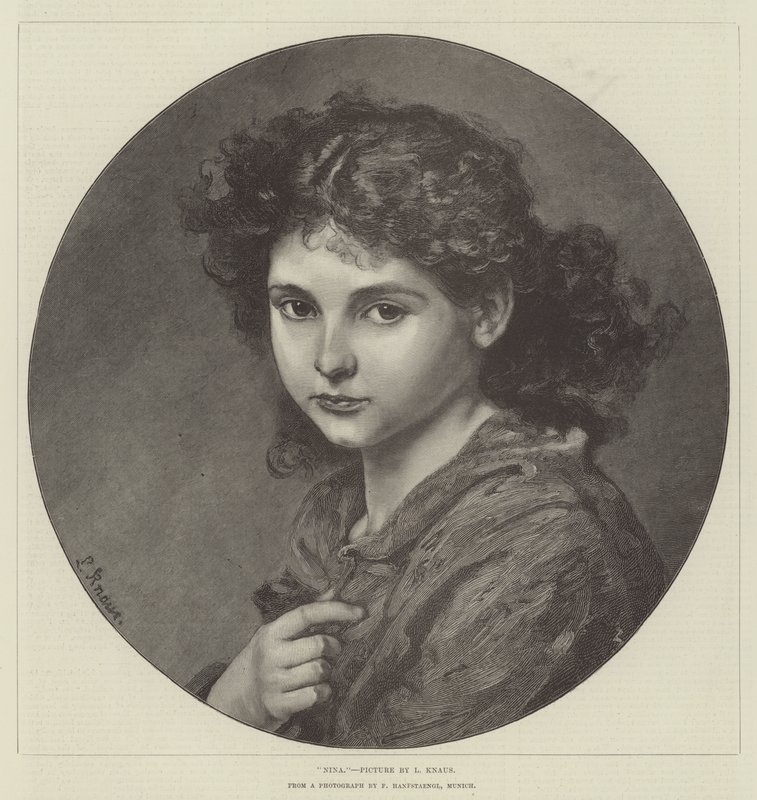 Nina autorstwa Ludwig Knaus