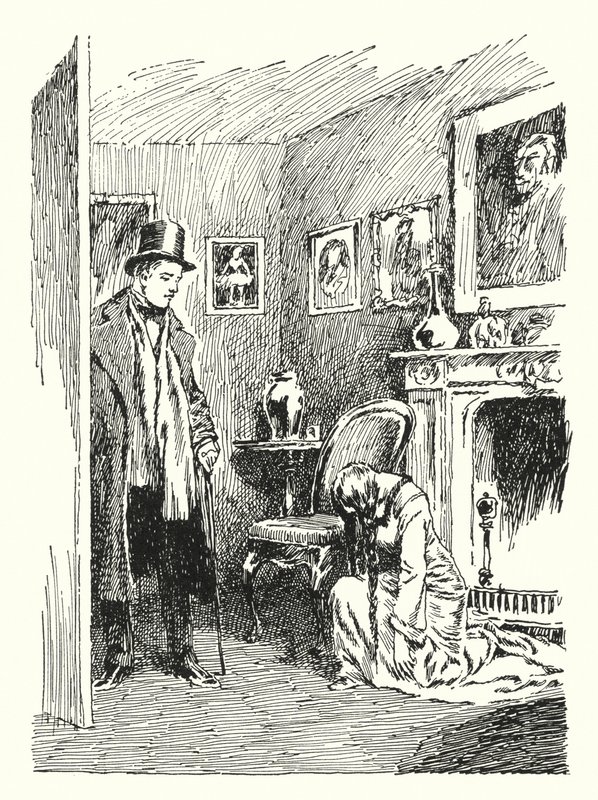 Ilustracja do Portretu Doriana Graya autorstwa Oscara Wilde