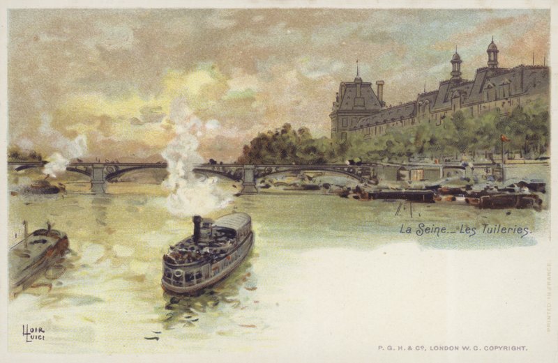 Tuileries, Paryż autorstwa Luigi Loir