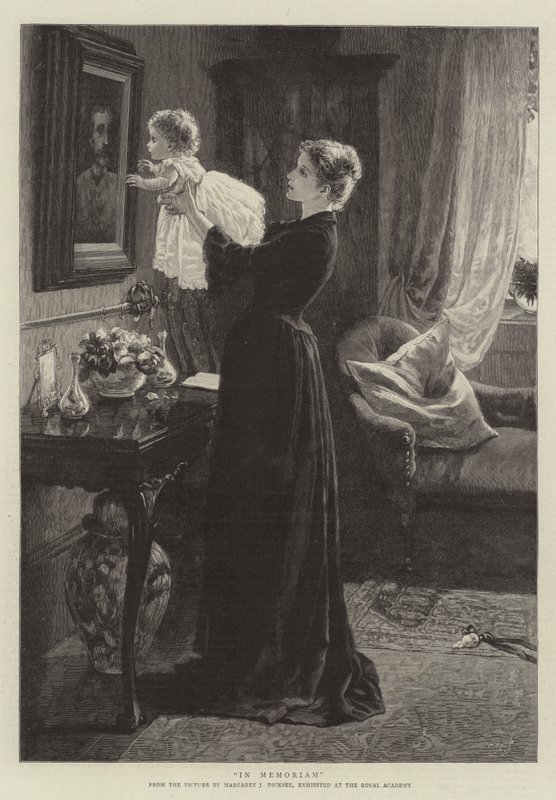 W pamięci autorstwa Margaret Isabel Dicksee