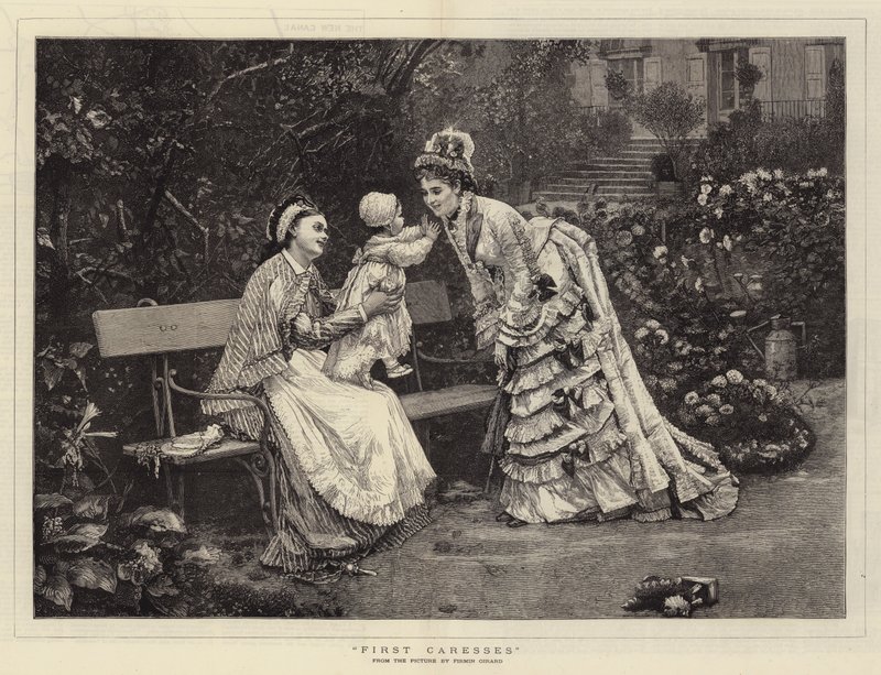 Pierwsze pieszczoty autorstwa Marie Francois Firmin Girard
