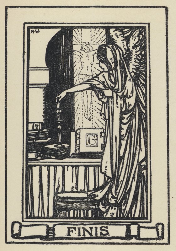Ilustracja do Snu Geroncjusza autorstwa kardynała Newmana (lito) autorstwa Marie Preaud Webb