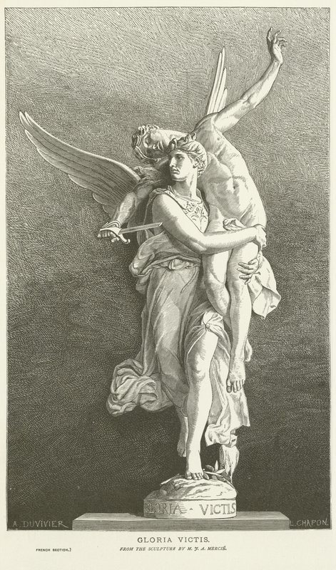 Gloria Victis autorstwa Marius Jean Antonin Mercie