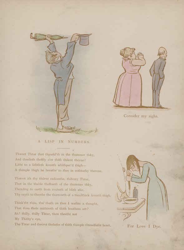 Strona z Humorów Cynikusa (kolorowa grawerunek) autorstwa Martin  Anderson