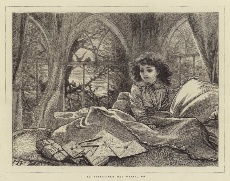 Walentynki, pobudka autorstwa Mary Ellen Edwards