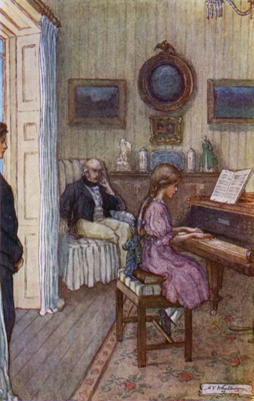 Ilustracja dla małych kobiet autorstwa Mary V. Wheelhouse