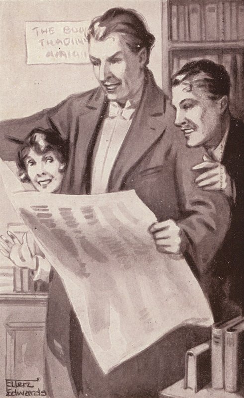Ilustracja do książki "Kipps" autorstwa H.G. Wellsa (litografia) autorstwa Mary Ellen Edwards