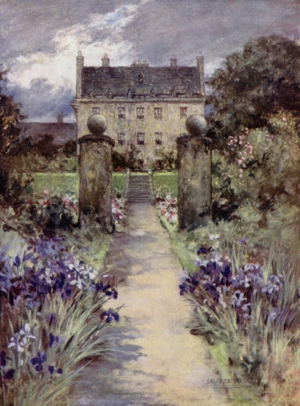 Scottish Gardens: Carnock (kolor lito) autorstwa Mary Georgina Wade Wilson