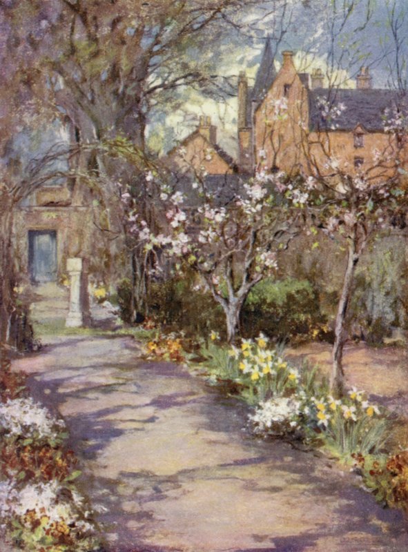 Szkockie Ogrody: Gartincaber (kolor lito) autorstwa Mary Georgina Wade Wilson
