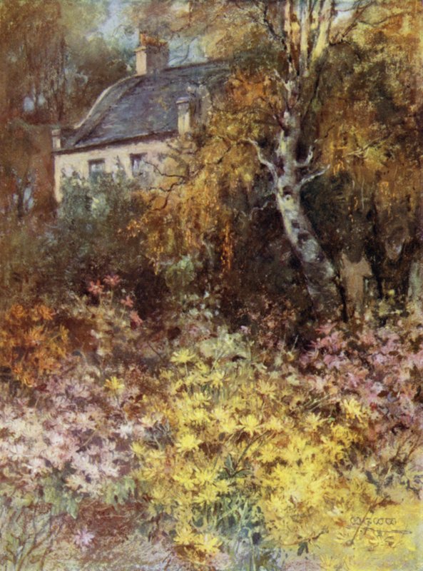 Scottish Gardens: Raeden House (kolor lito) autorstwa Mary Georgina Wade Wilson