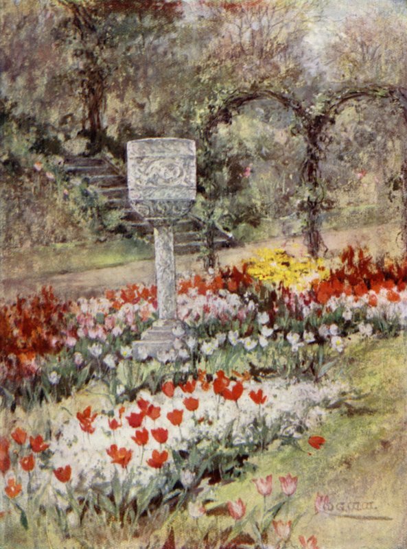 Scottish Gardens: South Bantaskine (kolor lito) autorstwa Mary Georgina Wade Wilson