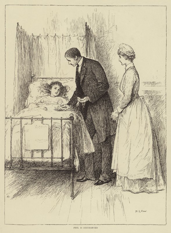Ilustracja do Historii pielęgniarki autorstwa Honnor Morten autorstwa Mary L. Gow