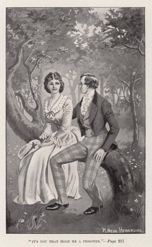 Ilustracja do książki "The Adventures of Mr Verdant Green, An Oxford Freshman" (litografia) autorstwa Matt Bede Hewerdine